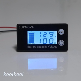 Đồng hồ kỹ thuật số đo dung lượng và điện áp của pin DC 7-68V 12V 24V 48V 60V