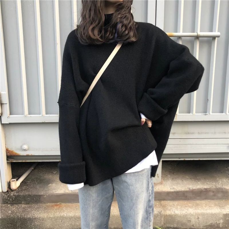 Áo len cổ lọ dáng rộng (có ảnh thật) | BigBuy360 - bigbuy360.vn