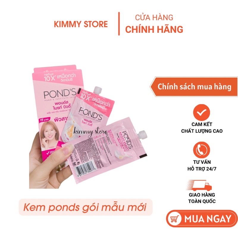 Kem pond’s thái hồng lẻ 1 gói nhỏ 7g