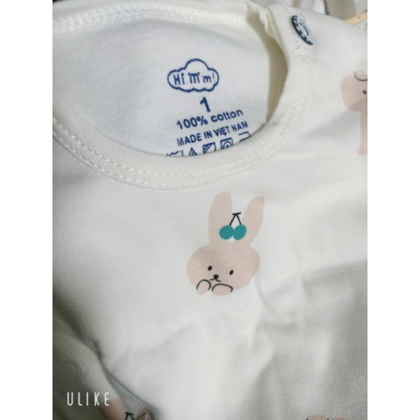 [ 4-14kg] Bộ nỉ cotton cao cấp Hi'mom cho bé cực đáng yêu (cận chất)
