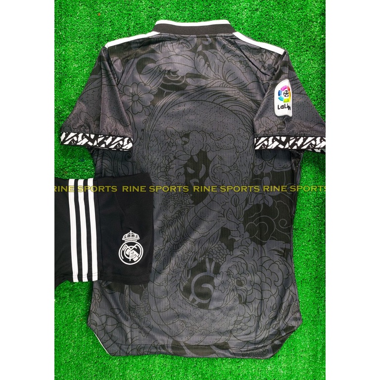 Bộ Áo bóng đá real - real madrid đen hàng Thailand chuẩn thi đấu . Kỉ niệm thủ môn