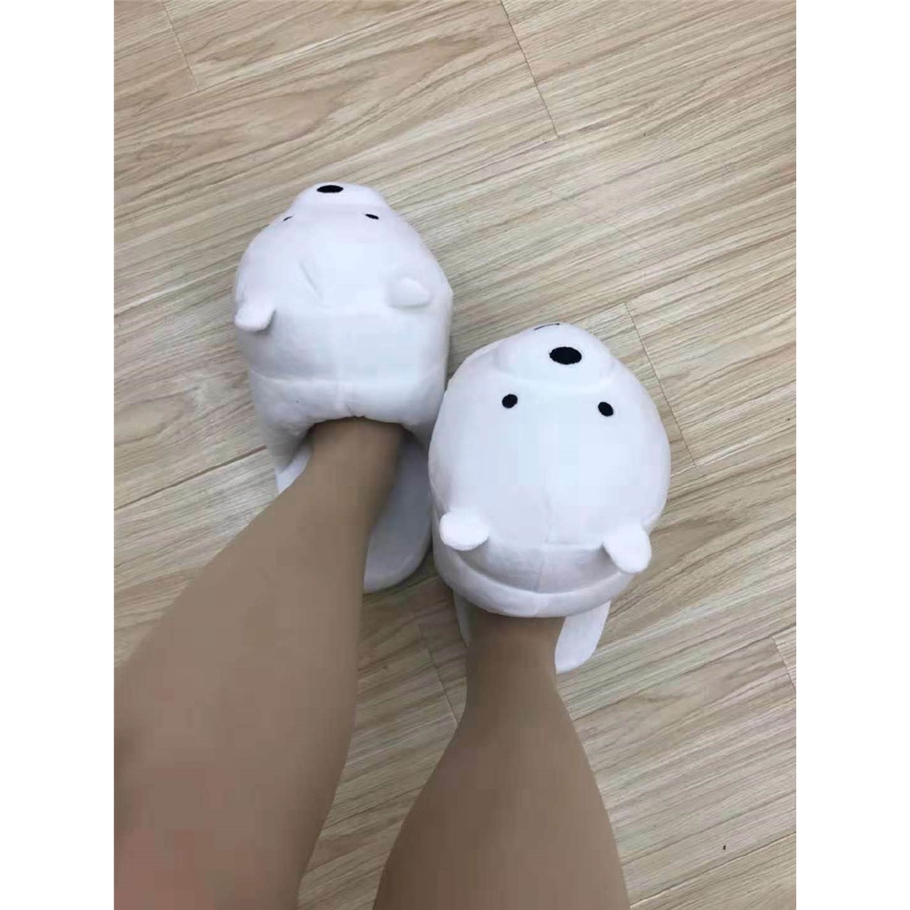 Dép Đi Trong Nhà Họa Tiết We Bare Bears Xinh Xắn