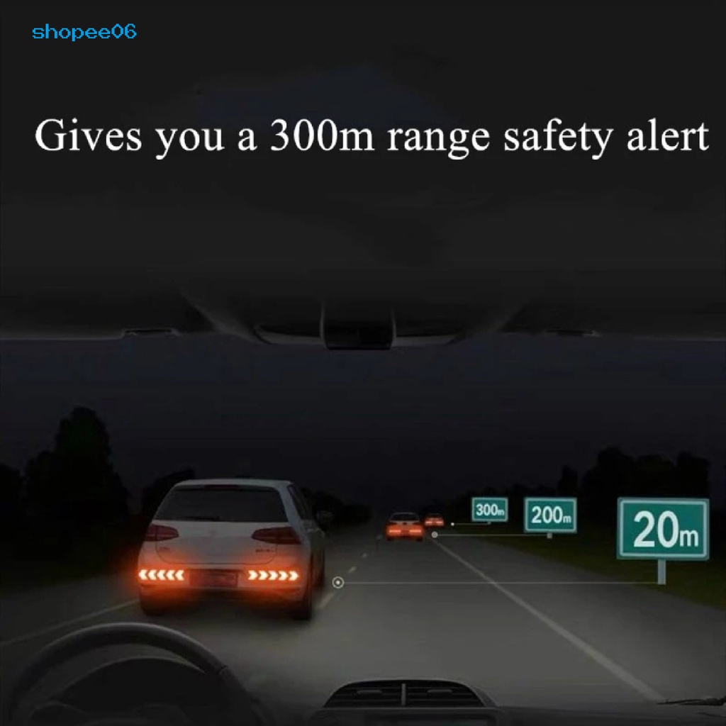 Set 10 Miếng Dán Phản Quang Tự Dính Bảo Vệ Thân Xe Hơi