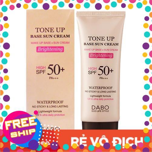 [Mã FMCG8 - 8% đơn 250K] Hàng Chính Hãng – Kem Chống Nắng Trắng Da DABO Tone Up Base Sun cream Cao Cấp Hàn Quốc – 70ml