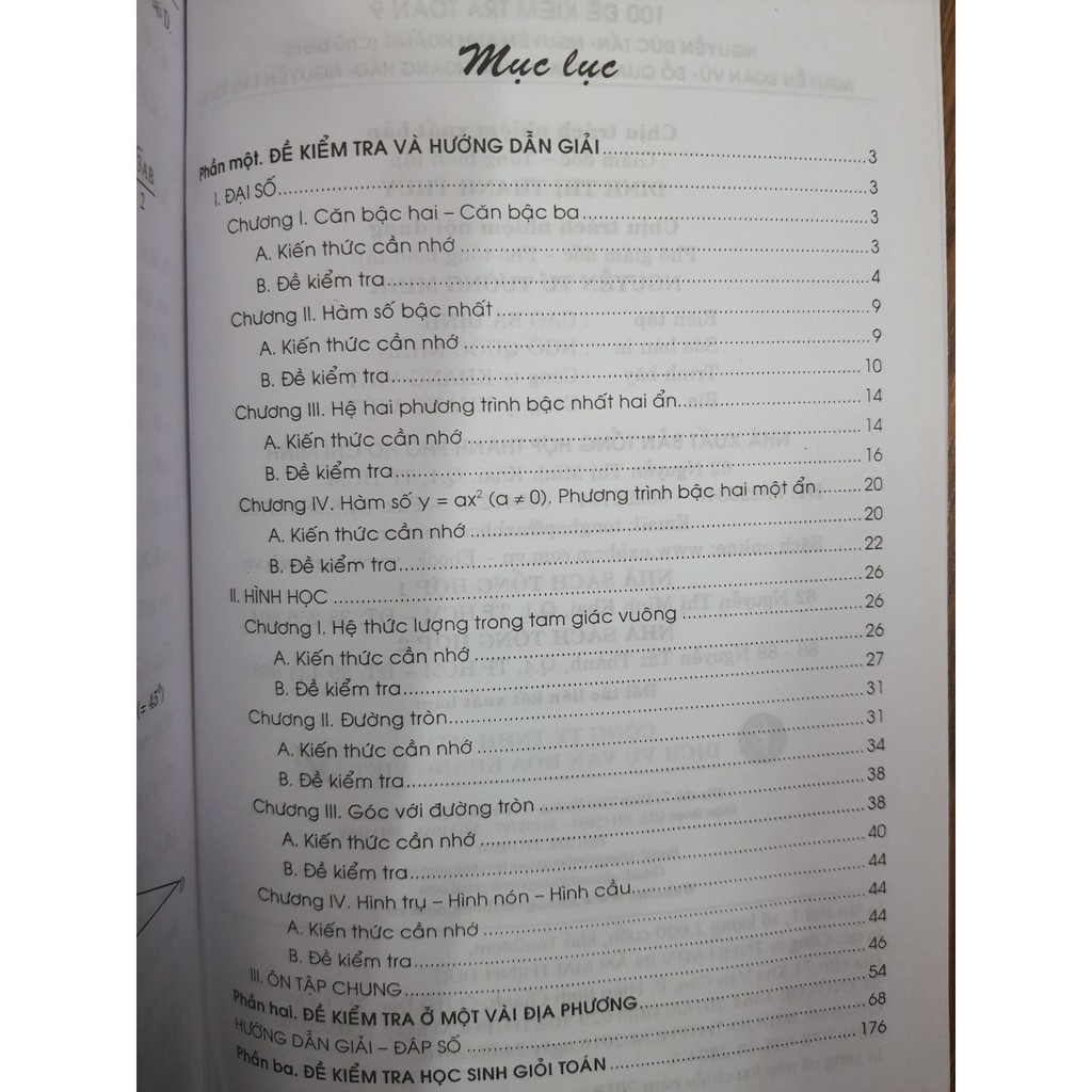 Sách - 100 đề kiểm tra Toán 9
