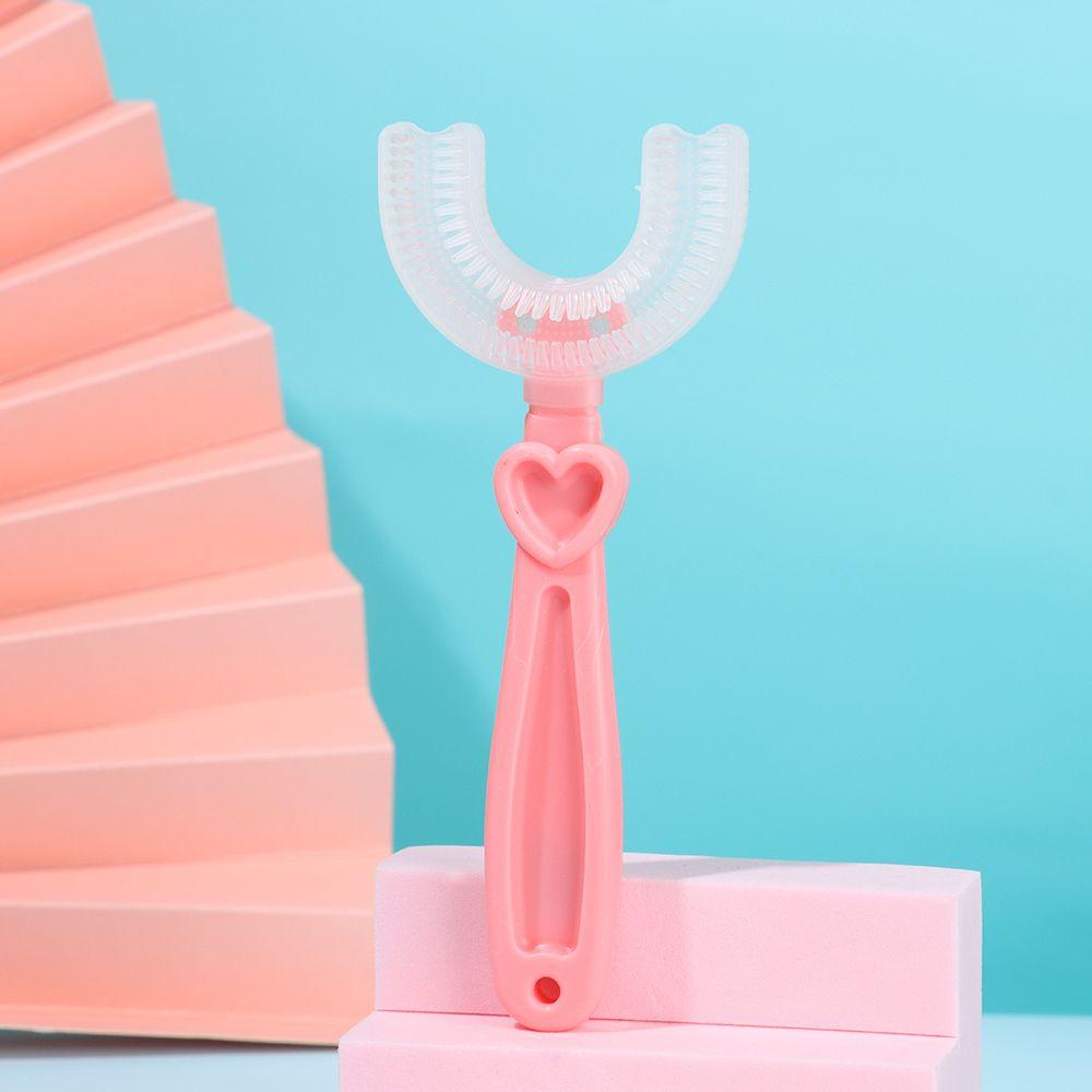 NIUYOU Bàn Chải Đánh Răng Hình Chữ C Cho Bé Từ 2-12 Tuổi