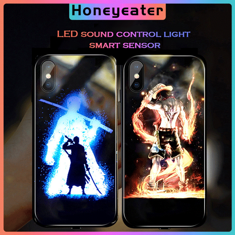 Ốp Điện Thoại Chống Sốc Có Đèn LED Cho iPhone 12 11 Pro Max X Xs Max Xr