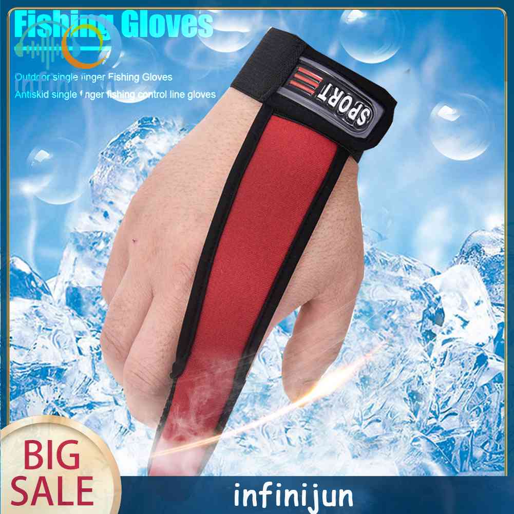 Găng Tay Đúc Một Ngón Chống Trượt Bảo Vệ Cao Dùng Khi Câu Cá Chép Biển [infinijun]