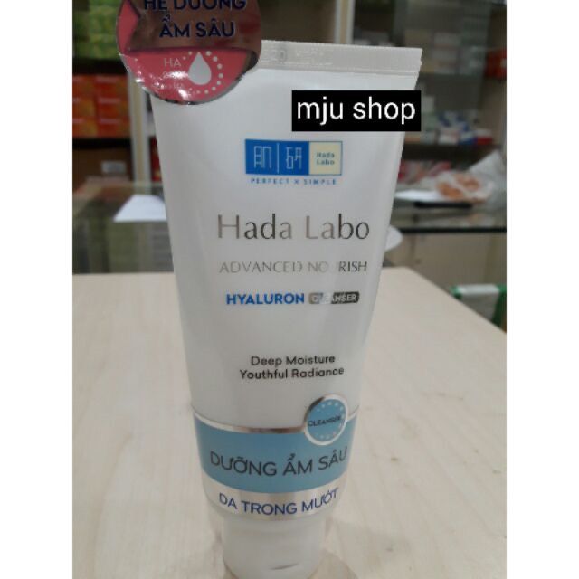 [CHÍNH HÃNG] Sữa rửa mặt hada labo dưỡng ẩm tối ưu (típ 80g)