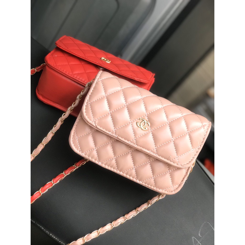 TÚI MINI KATUN TÚI CLASSIC CHẦN Ô TÚI ĐEO VAI DA MỀM HÀNG ĐẸP LOẠI 1 + ảnh thật  HOT