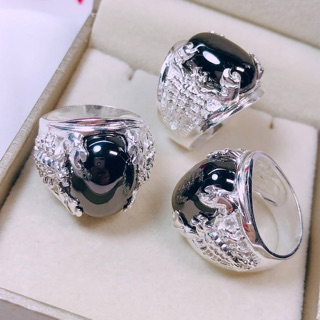 Nhẫn bọ cạp nam bạc ta cao cấp 925 không phai màu