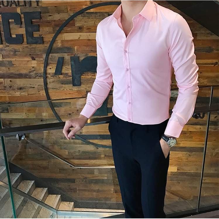 (FREESHIP+VIDEO THẬT) Áo Sơ Mi VNXKhàng cao cấp loại 1 Dài Tay Màu Trơn Thời Trang Cho Nam | BigBuy360 - bigbuy360.vn