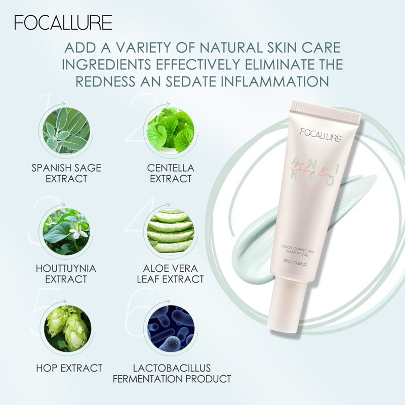 Kem Lót FOCALLURE 25g - Lâu Trôi - Dưỡng Ẩm - Làm Sáng Da