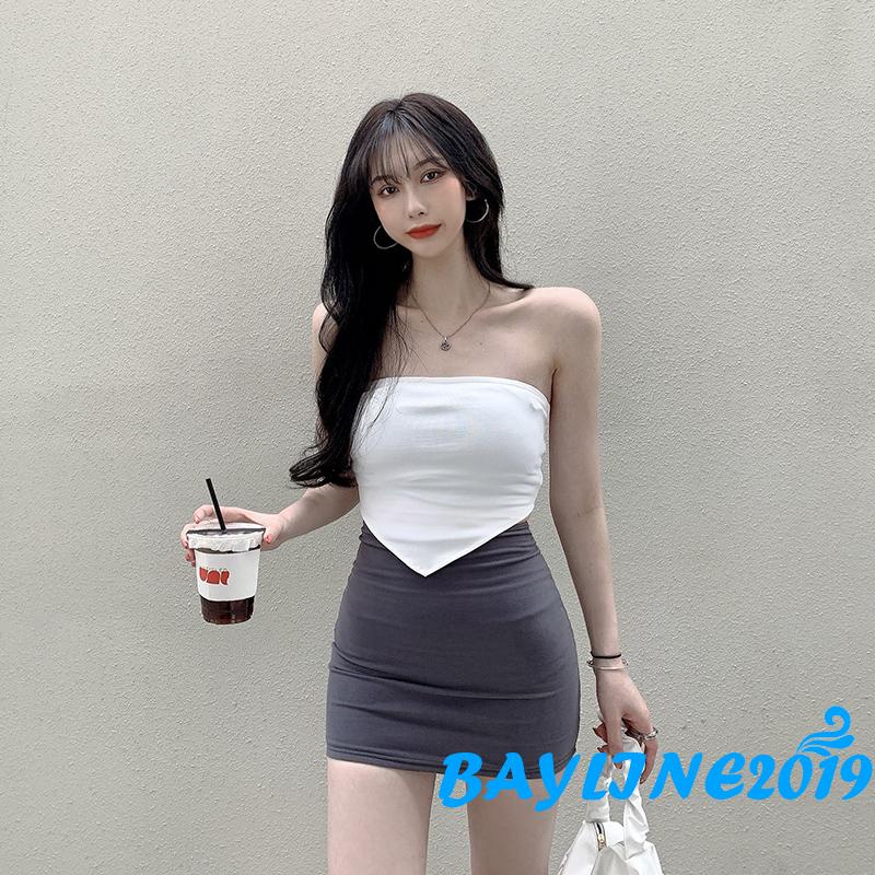 Áo Ống Không Tay Màu Sắc Thời Trang Quyến Rũ Cho Nữ