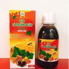 Cao lá thường xuân tỏi đen chanh đào (siro ho) chai 150ml | Thế Giới Skin Care