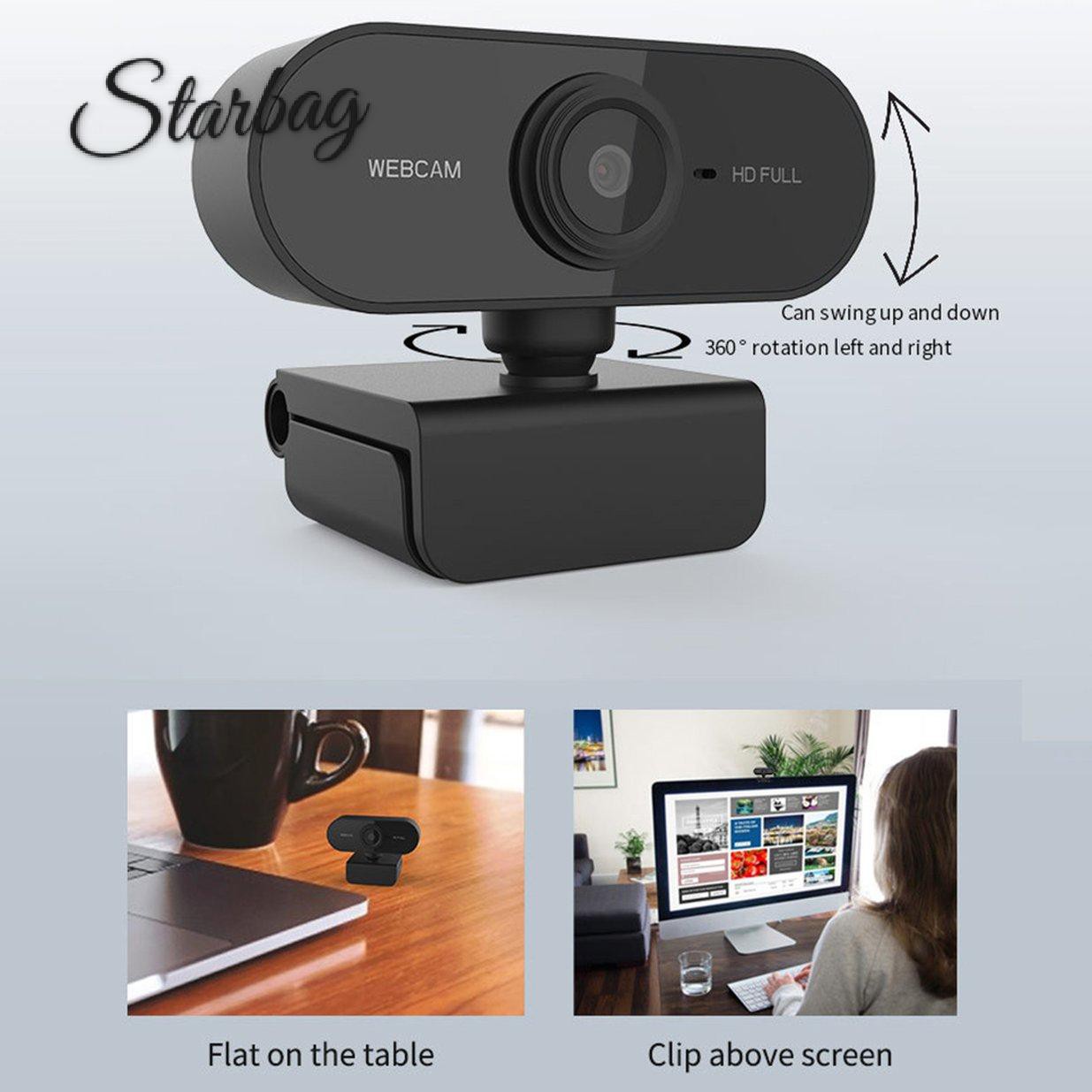 Webcam 1080p Pc Mini Usb 2.0 Kèm Mic Cho Máy Tính