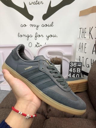 Giày Thể Thao Adidas Samba Og Màu Xám / Đen Size 36-45