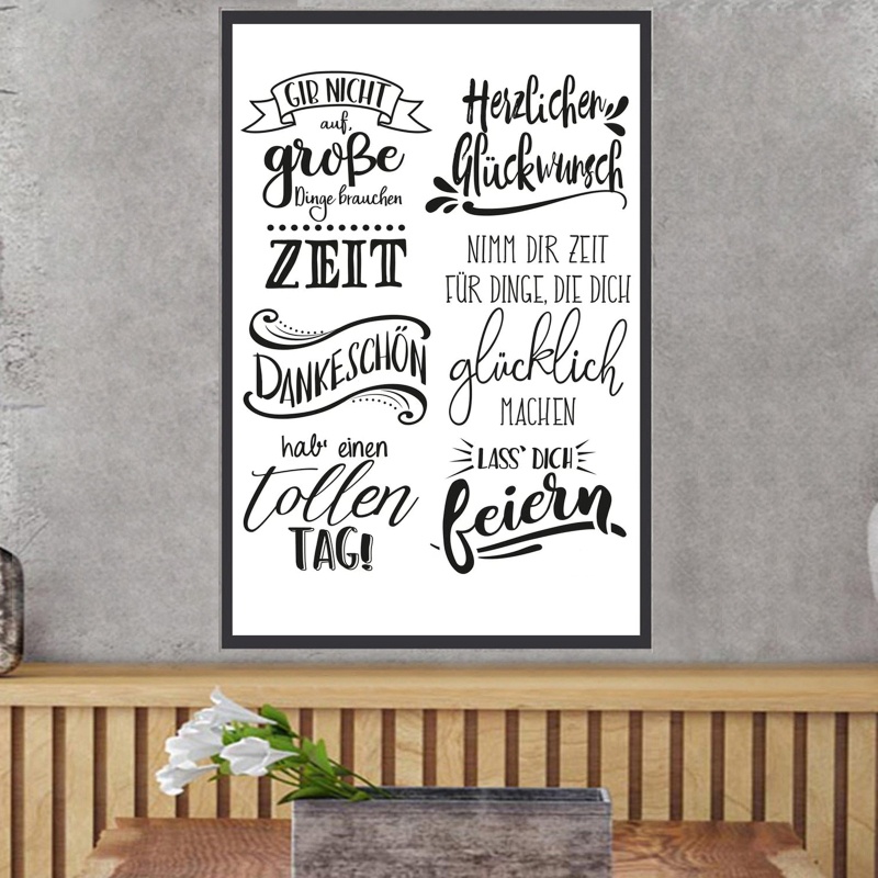 Con Dấu Silicone Trong Suốt Trang Trí Sổ Lưu Niệm