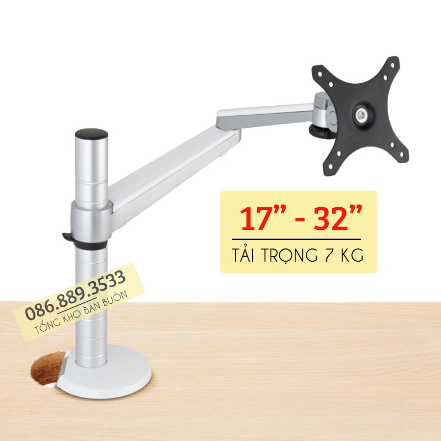 Giá Treo Màn Hình Máy Tính OA 3S 17 - 24 - 27 - 32 inch / Tay Treo Màn Hình Hợp Kim Nhôm