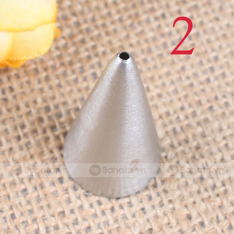 Đuôi (đui) bắt bông kem, viết chữ 3D số 2