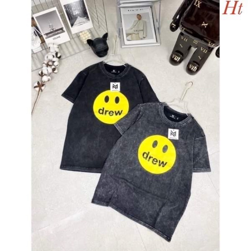 Áo loang mặt cười vàng Drew H2A866