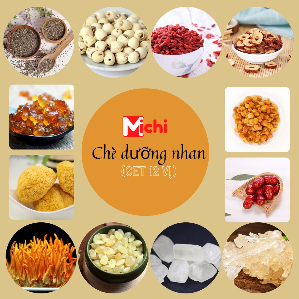 [SET 12 VỊ] Chè dưỡng nhan Michi ngon mê li