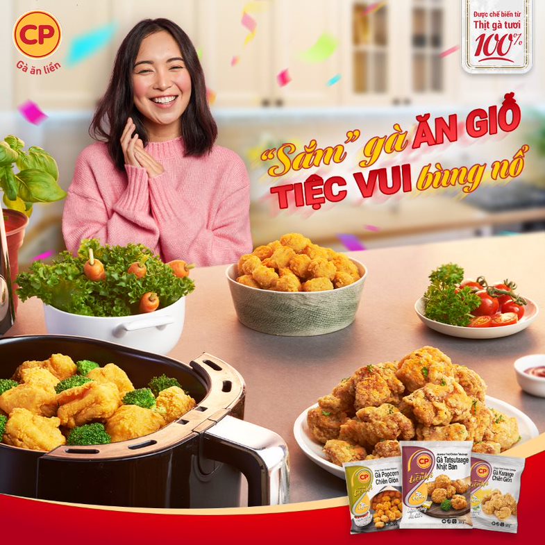 Gà karaage CP chiên giòn ngon