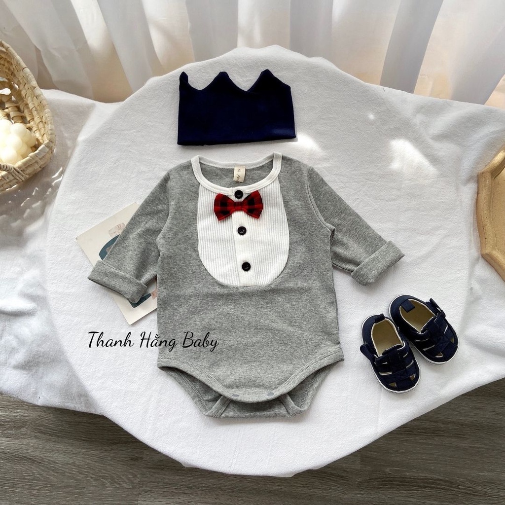 Bodysuit Dài Tay Cho Bé , Body Cho Bé Thanh Hằng Baby 5 - 13 Kg