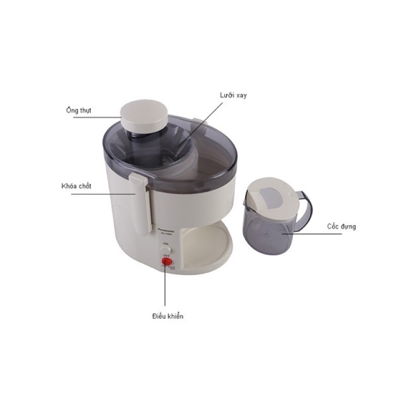 Ly hứng nước ép Panasonic model mJ68-Hàng chính hãng