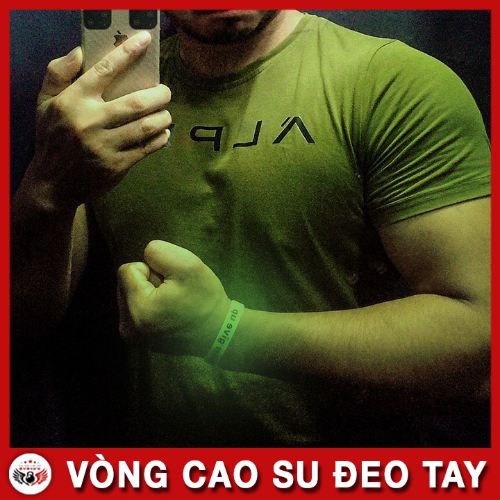 Vòng tay cao su gym - Vòng dạ quang - Vòng tay thể thao