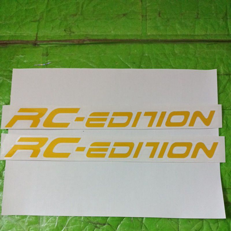 Bộ tem dán phuộc RC crôm vàng