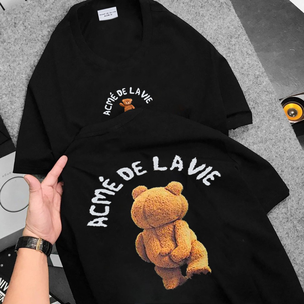 Áo Thun ADLV Unisex Bear Face Mark Áo Phông ADLV Nam Nữ Tay Lỡ Form Rộng  (M 45 - 46  ) | BigBuy360 - bigbuy360.vn