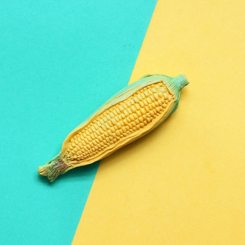 Nam Châm Dán Tủ Lạnh Hình Rau Củ Quả / Ớt / Nấm 3D Độc Đáo