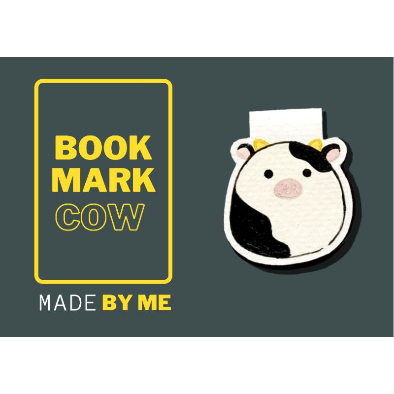SET 2 BOOKMARK NAM CHÂN BÒ COW