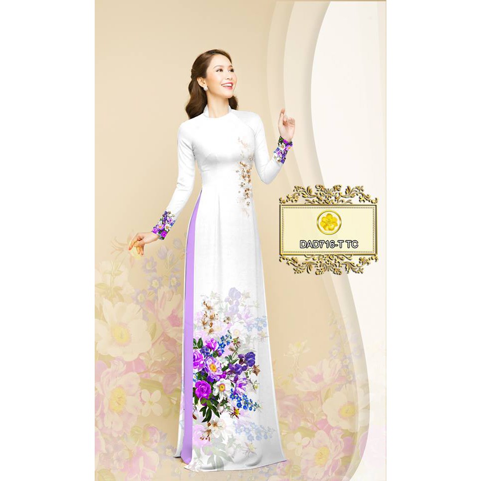 Vải Áo Dài Tằm Ý, Lụa Nhật, Thái Tuấn DAD716