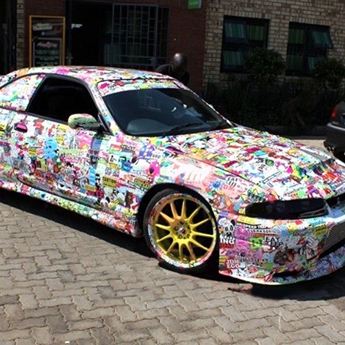 Decal graffiti hoạt hình tự dính dán trang trí xe hơi | BigBuy360 - bigbuy360.vn