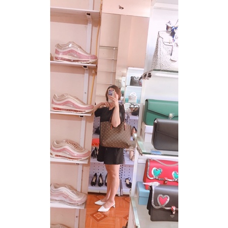Túi công sở hoa văn nâu | BigBuy360 - bigbuy360.vn