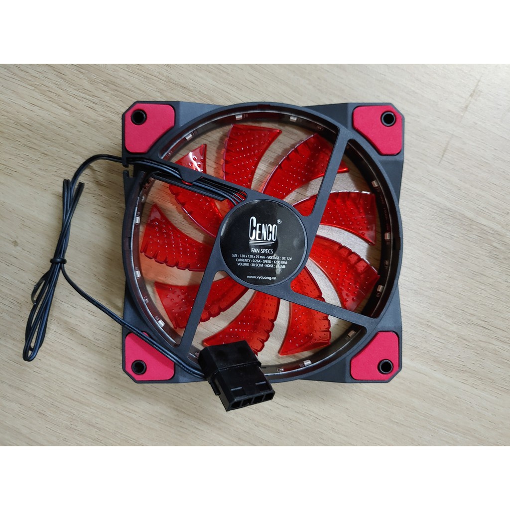 Quạt case Xigmatek X9 Red Led cực đẹp trang trí case máy tính