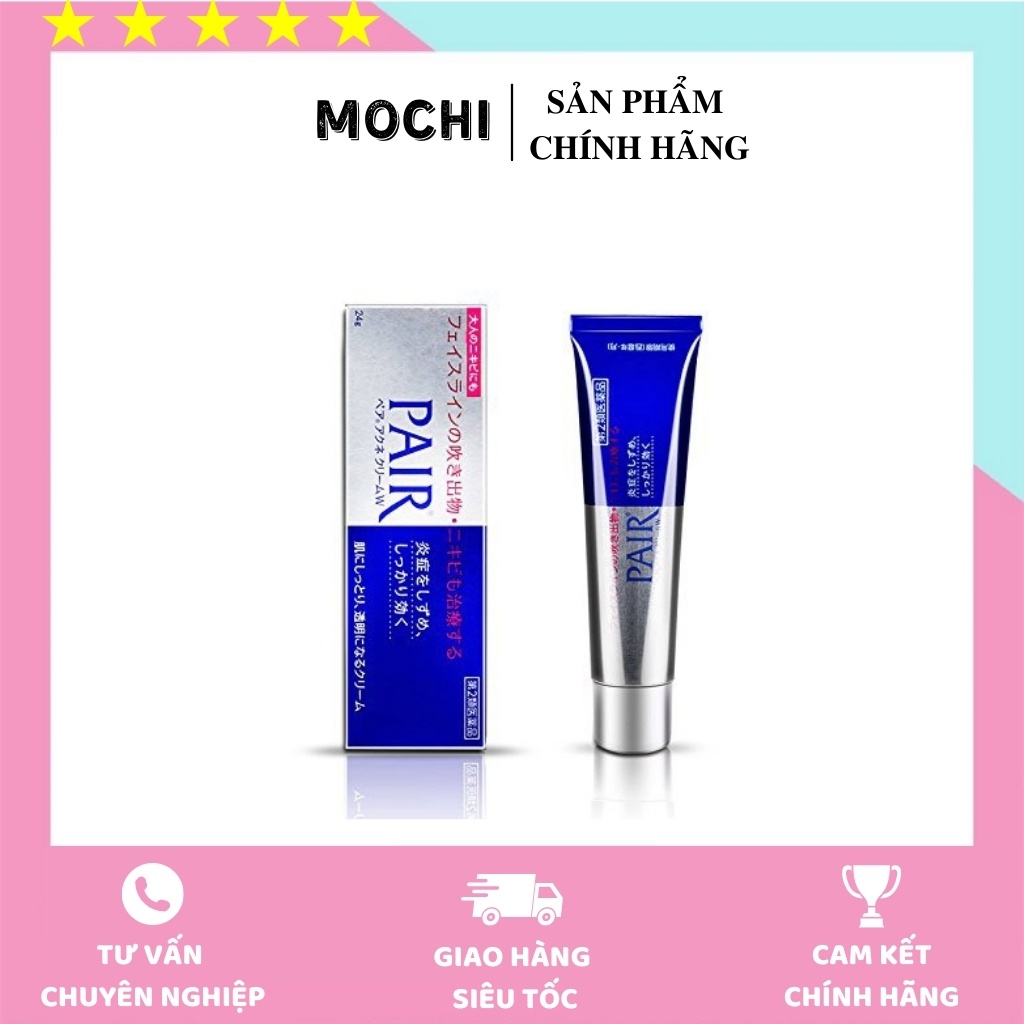 KEM MỤN ♥𝑭𝑹𝑬𝑬𝑺𝑯𝑰𝑷♥ KEM NGĂN NGỪA MỤN PAIR ACNE 24g NHẬT BẢN