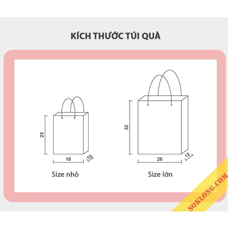 Túi giấy hình Gấu béo dễ thương đựng quà tặng quai lụa chắc chắn