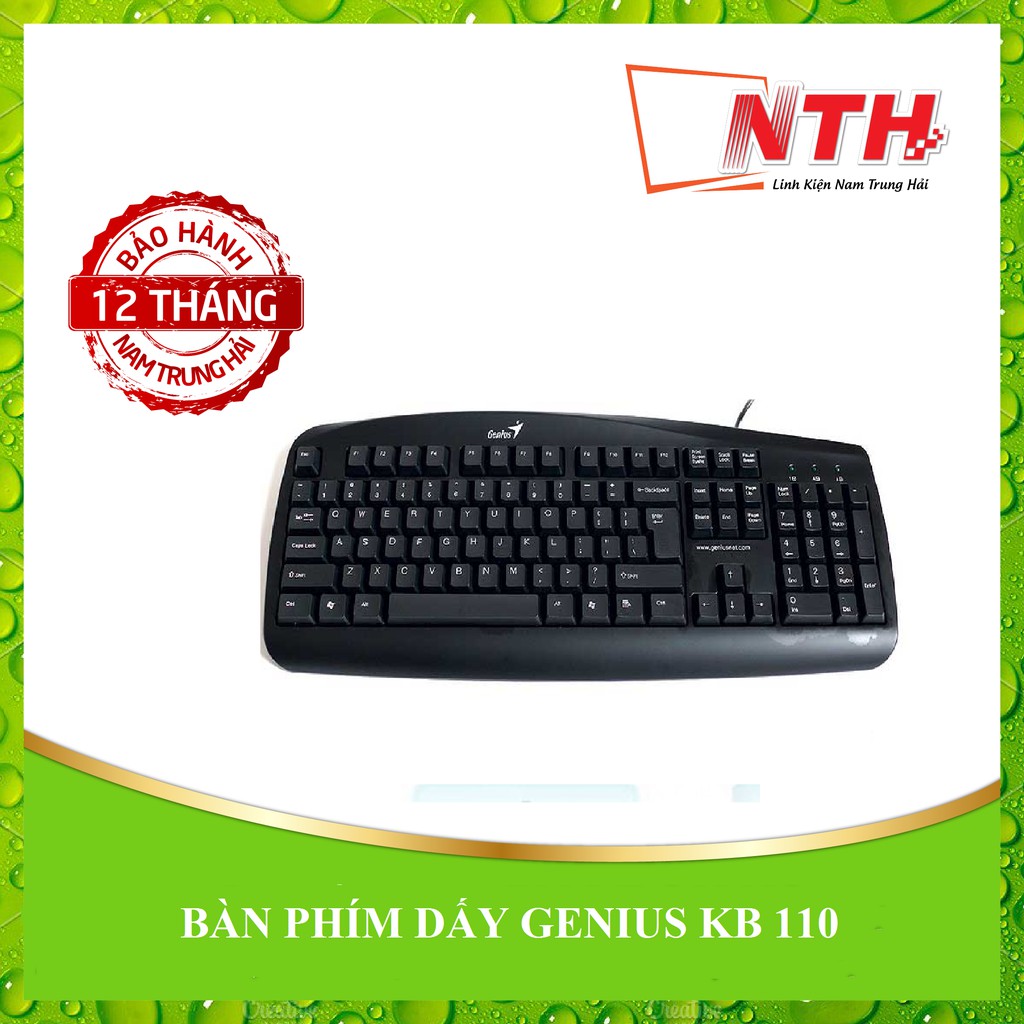 BÀN PHÍM DÂY GENIUS KB110/110X/101 USB