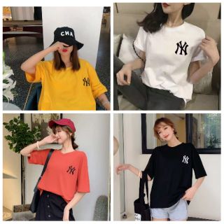 Áo thun/áo phông NY dáng rộng tay lỡ