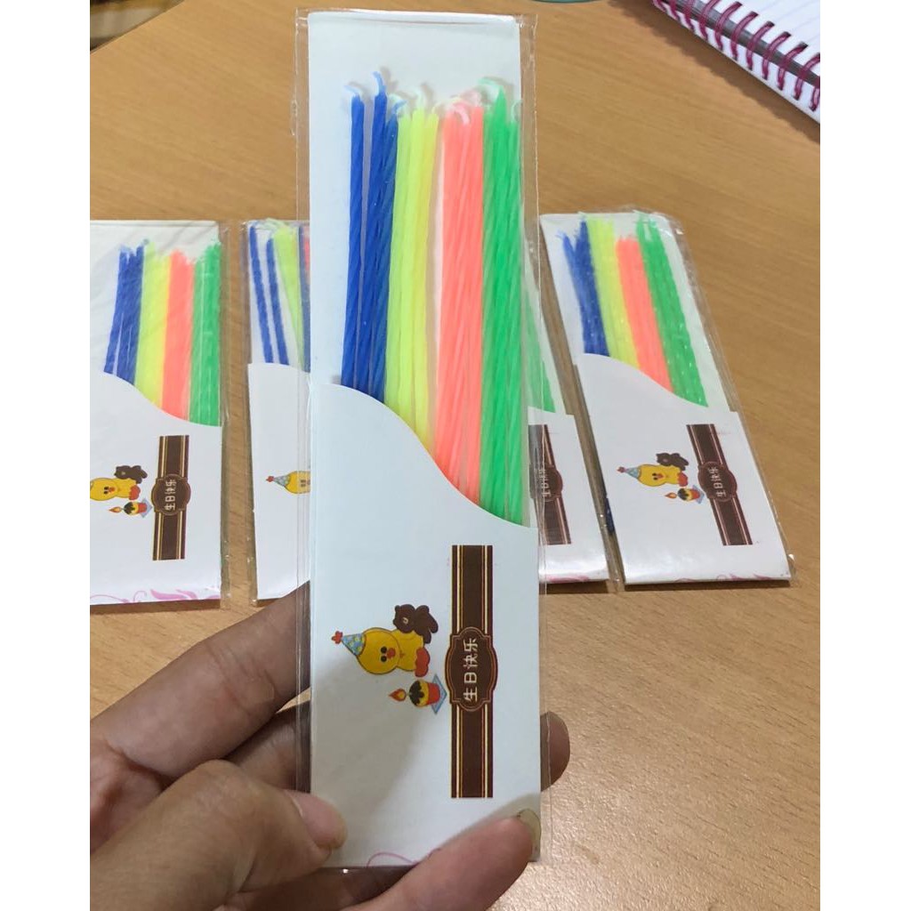 Túi 12 cây nến que nhỏ