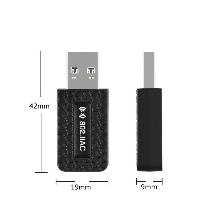 [BH 1 đổi 1] USB AC1300 thu sóng WIFI 5G dùng cho máy tính xách tay-máy tính để bàn-máy tính bảng | BigBuy360 - bigbuy360.vn