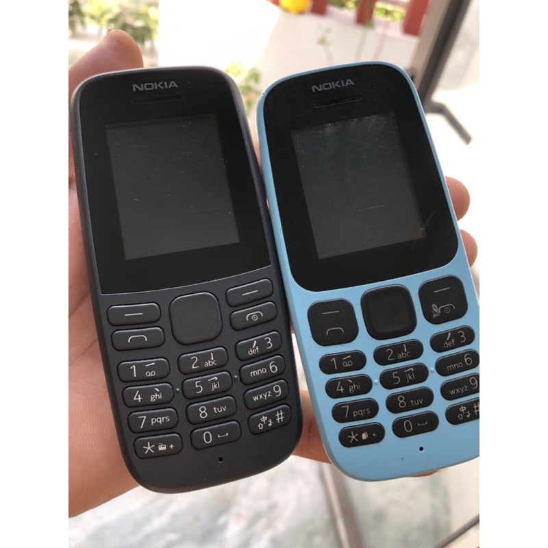 Điện thoại Nokia 105 Dual SIM (2 sim) và 1 sim - Hàng Chính hãng máy cũ đã bao gồm bin + sạc