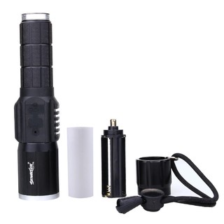 Skywolfeye 7 Modes 6000 LM Zoomable  T6 LED Flashlight Torch Lamp Light