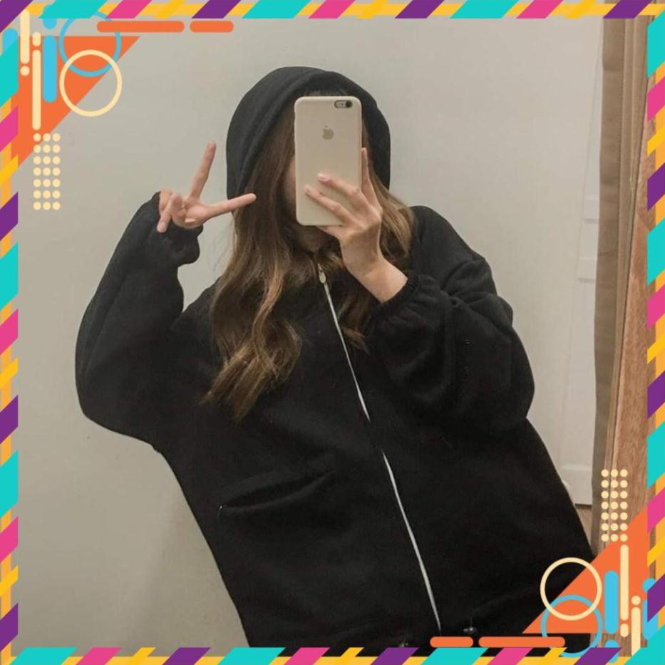 [Mặc Bao Đẹp] Áo khoác Thun Nỉ Trơn Túi Hộp Có Khóa Kéo TP | BigBuy360 - bigbuy360.vn