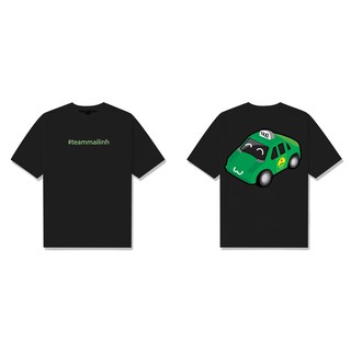 Áo thun tay lỡ 100% cotton chữ phản quang siêu xịn
