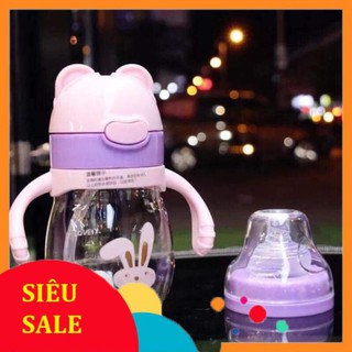 BÌNH UỐNG NƯỚC VÀ SỮA tai mèo 320ml