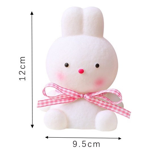 Đèn ngủ mini để bàn hình gấu thỏ đeo nơ cực xinh LILA DENDEONO48